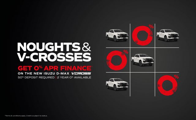 Noughts & V-Crosses Zero Per-cent Offer