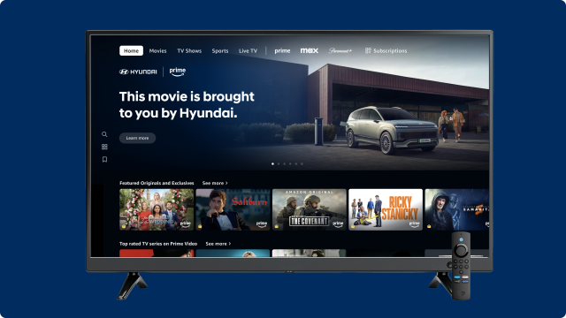 Hyundai Motor UK has signed the first-ever 12-month exclusive sponsorship for new Amazon Original movies.