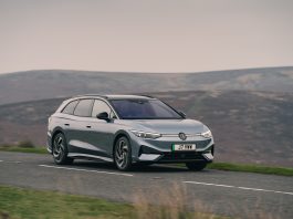 Volkswagen ID.7-Tourer. The UK's best large family car according to Parkers.