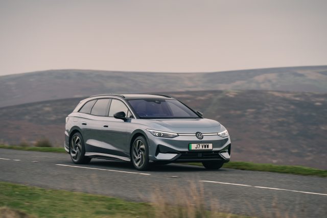 The Volkswagen ID.7 Tourer Volkswagen ID.7-Tourer. The UK's best large family car according to Parkers.