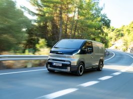 The Kia PV5 Van is praised for redefining the electric commercial vehicle sector.