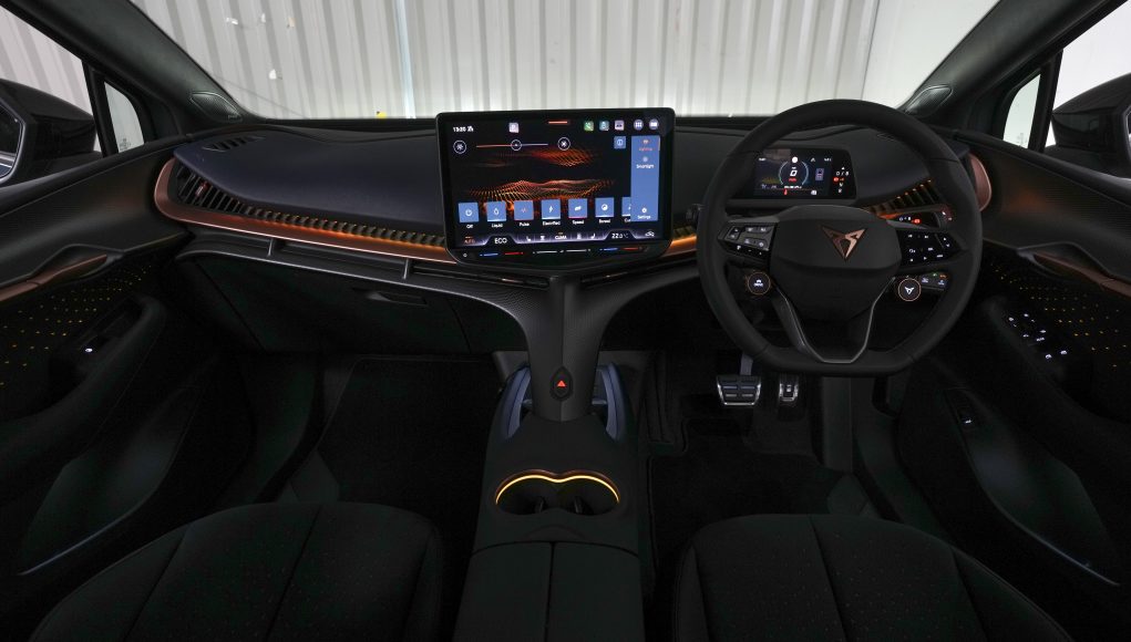 Five distinctive ambient lighting modes are available: Liquid, Pulse, Electrified, Speed, Boreal, and Custom.