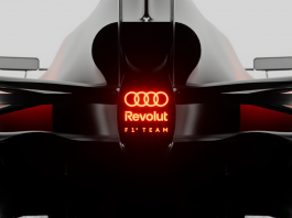 Audi Revolut F1 Team's race livery to be unveiled on 20 January 2026 in Berlin.