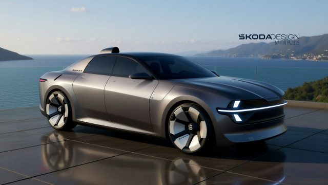 The Reborn Concept Skoda 100 Classic spirit, modern vision: Škoda 100 reborn for the modern solid electric era.